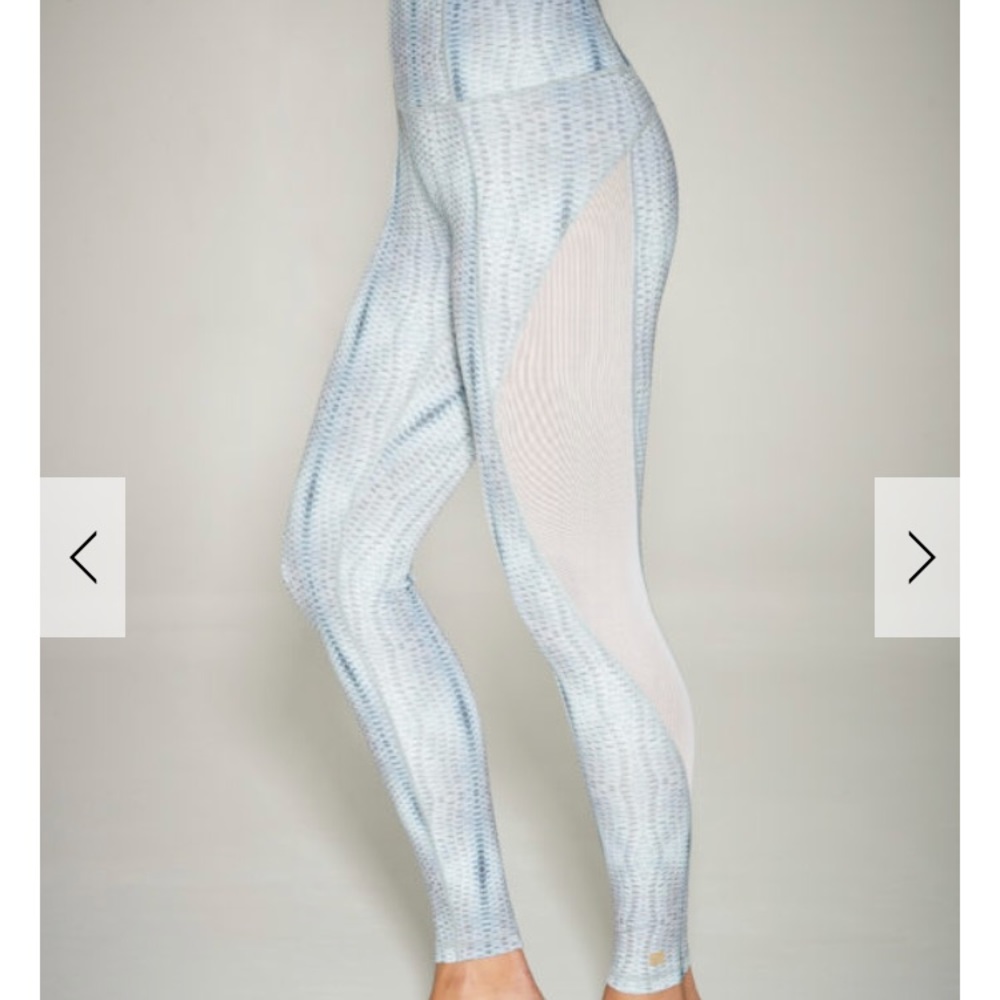 AURUM PASSION MESH INSERT LEGGING (STEEL SCALES)XS